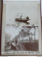 ALBUM 87 PHOTOS DE FAMILLE SAINT BONNET MONTCHAUX GARE LAC DE COME - Albums & Collections