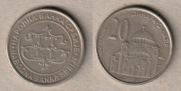 02323) Serbien, 20 Dinara 2003 - Serbia