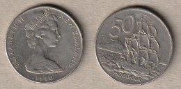 02317) Neuseeland, 50 Cents 1980 - Nueva Zelanda