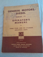 Revue Techenique General Motors Diesel Operators Manuel  1954 - Auto