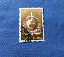 India 1973 Michel 578 Interpol 50 Jahre - Used Stamps