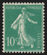 N°188B, Semeuse 10c Vert, Type III, Neuf ** Sans Charnière - SUPERBE - Unused Stamps