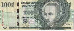 BILLETE DE PARAGUAY DE 100000 GUARANIES DEL AÑO 2017 (BANK NOTE) - Paraguay