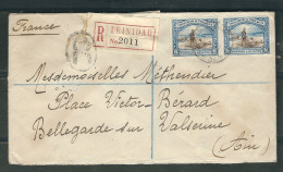 TRINITE & TOBAGO 1938  Lettre Recommandée Pour La France - Trinidad En Tobago (1962-...)