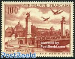France 1949 Alexander III Bridge 1v, Mint NH, Nature - Birds - Art - Bridges And Tunnels - Unused Stamps