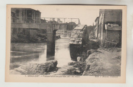 CPSM GRAULHET (Tarn) - Passerelle Enportée Par Les Eaux (Iinondations Du Sud-Ouest 1930) - Graulhet