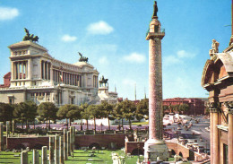ROME, LAZIO, ALTAR OF THE NATION, ARCHITECTURE, MONUMENT, STATUE, ITALY, POSTCARD - Altare Della Patria