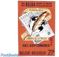 Belgium 1972 Belga Press Agency 1v, Imperforated, Mint NH, History - Newspapers & Journalism - Unused Stamps