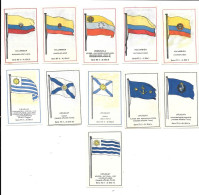 DD18 - VIGNETTES CIGARETTES MASSARY - DRAPEAUX - VENEZUELA - COLOMBIE - URUGUAY - Other & Unclassified