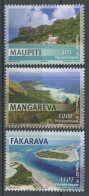 POLYNESIE 2021 N° 1280/1282 ** Neufs MNH Superbes Paysages îles Maupiti Mangareva Fakarava Images - Ongebruikt