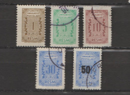 Turquie - Lot 12 Timbres De Service - Année 1962 Mi D 78 Neuf - Mi D 79 - Mi D80 - Mi D83 - Année 1963 Mi D 84 - Official Stamps