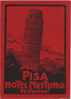 Pisa Hotel Nettuno Restaurant - Etiquetas De Hotel