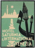 Hotel Saturnia & International Venezia - Etiquettes D'hotels