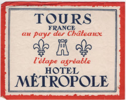 Tours France Hotel Metropole - Hotel Labels