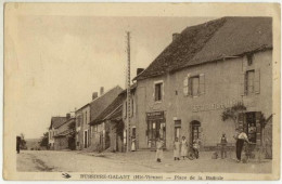 (87) 008, Bussière Galant, Theillout, Place De La Bascule, état - Bussiere Poitevine