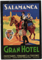 Salamanca - Gran Hotel - Etiquetas De Hotel