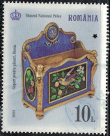 Roumanie 2022 Oblitéré Used Boîte Aux Lettres Russe Musée National Peles Y&T RO 6878 SU - Usati