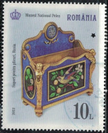 Roumanie 2022 Oblitéré Used Boîte Aux Lettres Russe Musée National Peles Y&T RO 6878 SU - Gebruikt