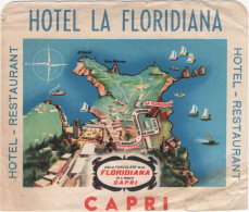 Hotel La Floridiana - Capri - Adesivi Di Alberghi