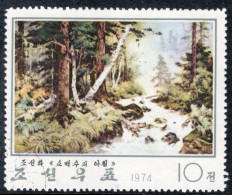 North Korea 1974 Single Stamp For Paintings In Fine Used. - Corée Du Nord