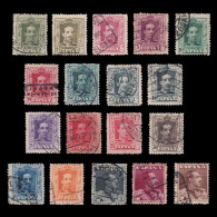 España.ALFONSO XIII.1922-30.Completa.Matasello.Edifil 310-317A - Used Stamps