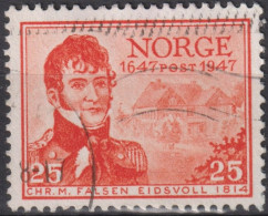 1947 Norwegen ° Mi:NO 326, Sn:NO 282, Yt:NO 296, Christian Magnus Falsen (1782-1830) Statesman - Used Stamps