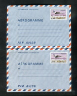 "FRANKREICH" 1979/1980, Luftpostfaltbriefe Mi. LF 6 Und LF 7 ** (80159) - Aerogramas