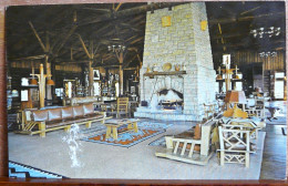 THE LOUNGE STARVED ROCK LODGE ROCK STATE PARK UTICA ILLINOIS 1973 - Altri & Non Classificati