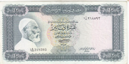 LIBYA 10 DINAR 1972 P-37b SIG/SHERLALA VF SERIES 55 218593 - Libye