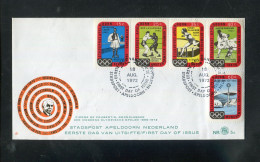 "NIEDERLANDE" 1972, Stadtpost Apeldoorn Ausgabe "Olympiade" FDC (80161) - FDC