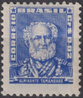 1954 Brasilien *F Mi:BR 846XI, Sn:BR 786, Yt:BR 575, Admiral Tamandaré - Unused Stamps