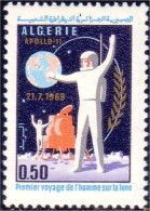 124 Algerie Moon Landing Lune MH * Neuf (ALG-35) - Africa
