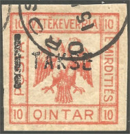 120 Albanie 1921 Eagle Aigle 10Q (ALB-196) - Albanie