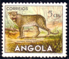 112 Angola Panthère Panther Pantera NO Gum Sans Gomme (AGO-7) - Big Cats (cats Of Prey)