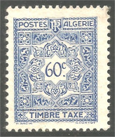 124 Algerie 1955 Timbre Taxe 60c Sans Gomme (ALG-193) - Usati