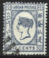 Labuan 1894. Scott #46 (U) Queen Victoria - Borneo Septentrional (...-1963)