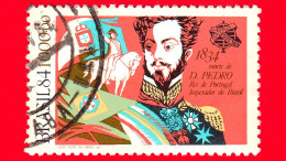 BRASILE - Usato - 1984 - 150° Anniversario Della Morte Imperatore Pedro I - Congiunta Con Portogallo - 1000 - Oblitérés
