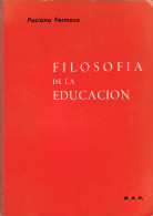 Filosofía De La Educación - Paciano Fermoso - Philosophie & Psychologie