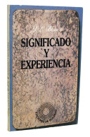 Significado Y Experiencia - J. L. Blasco - Filosofía Y Sicología