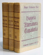 Historia De La Literatura Española. 3 Tomos - Angel Valbuena Prat - Philosophie & Psychologie