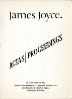 James Joyce. A New Language. Actas / Proceedings - Filosofía Y Sicología