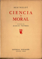 Ciencia Y Moral - Marcelino Berthelot - Filosofía Y Sicología