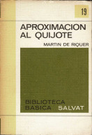 Aproximación Al Quijote - Martin De Riquer - Filosofie & Psychologie