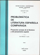 Problemática De Literatura Española Comparada. Vol. I - Domiciano Herreras - Filosofía Y Sicología