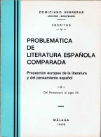 Problemática De Literatura Española Comparada. Vol. II - Domiciano Herreras - Philosophie & Psychologie