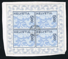 Schweiz Michel Nummer 1726 Stickerei Kleinbogen Gestempelt - Blokken