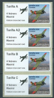 ESPAGNE SPANIEN SPAIN ESPAÑA 2024 ATM HISTORIC AIRPLANES. POLIKARPOV I-16 MADRID PHLILATELIC POINT 4V MNH - Servizi