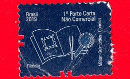 BRASILE - Usato - 2019 - Definitivi - Servizi Postali - Filatelia - 1 Porte - No Valore Facciale - Used Stamps