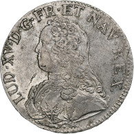 France, Louis XV, Ecu Aux Branches D'olivier, 1732, La Rochelle, H/A, Argent - 1715-1774 Luis XV El Bien Amado