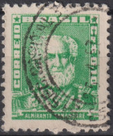 1954 Brasilien ° Mi:BR 848XI, Sn:BR 788, Yt:BR 577, Admiral Tamandaré - Used Stamps